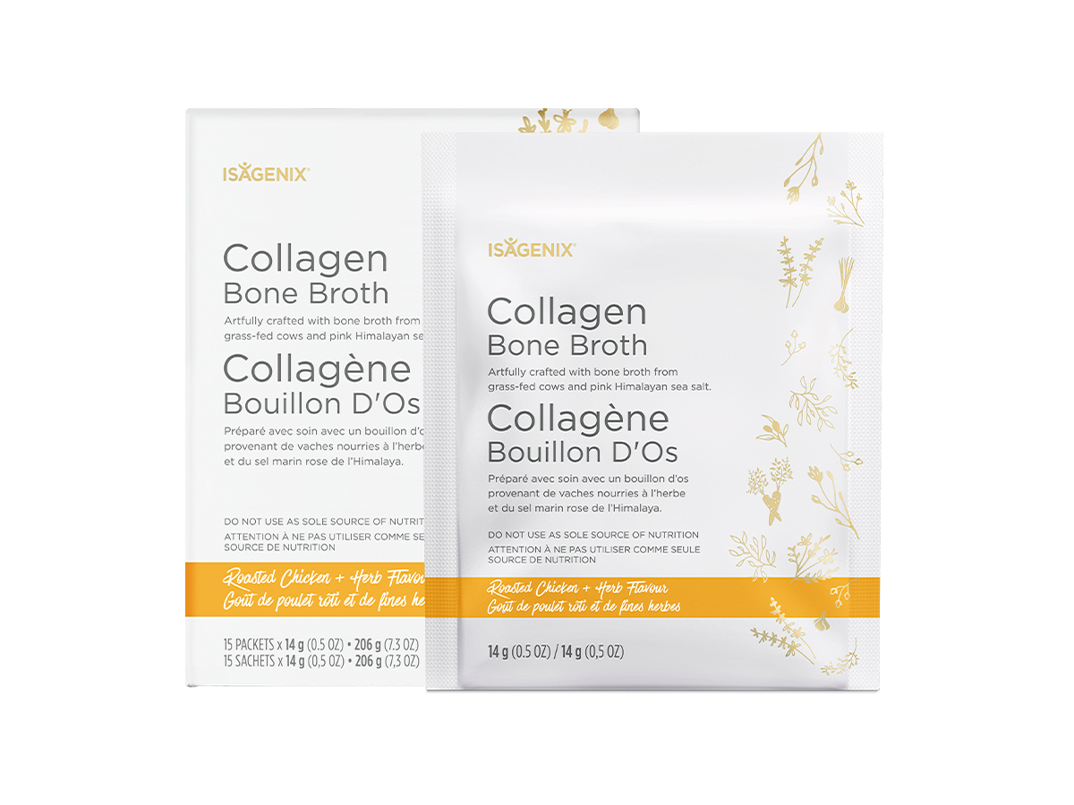 Collagen Bone Broth Vitamin C Collagen And Immune Health Support Isagenix