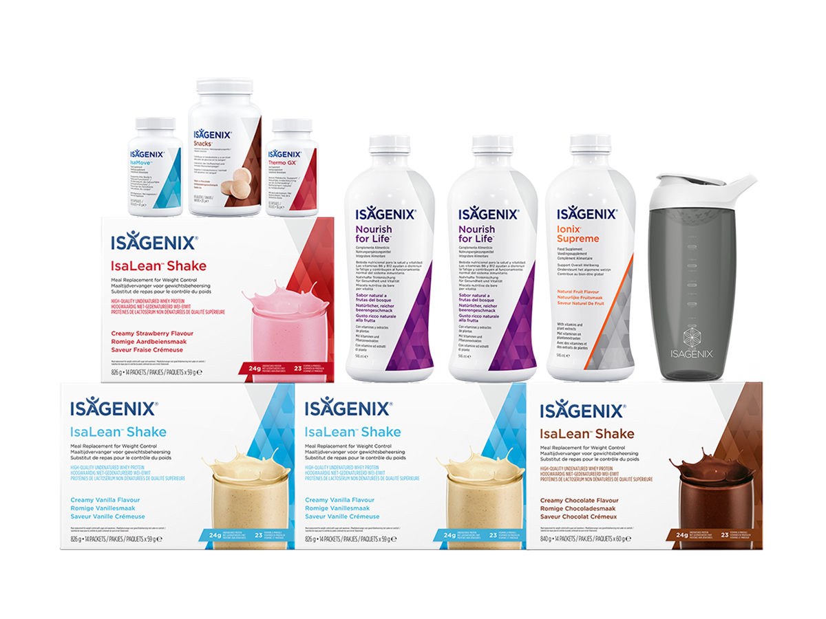 how many calories in isagenix shake